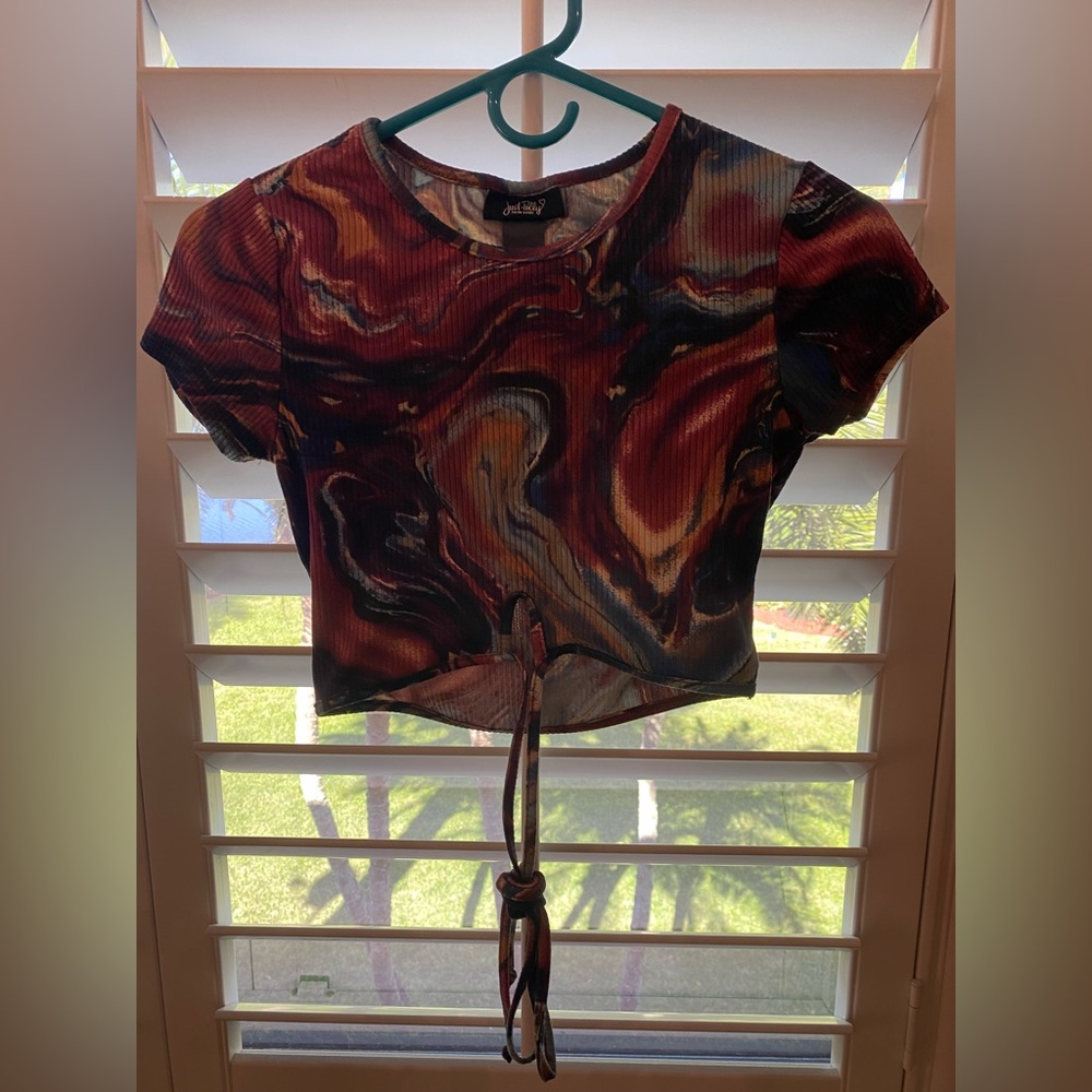 Colorful Abstract Women's Top